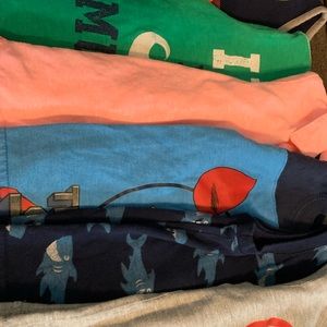 Lot of 7 Toddler Boys Clothes Short Sleeve Shirts Shorts Star Wars Carters